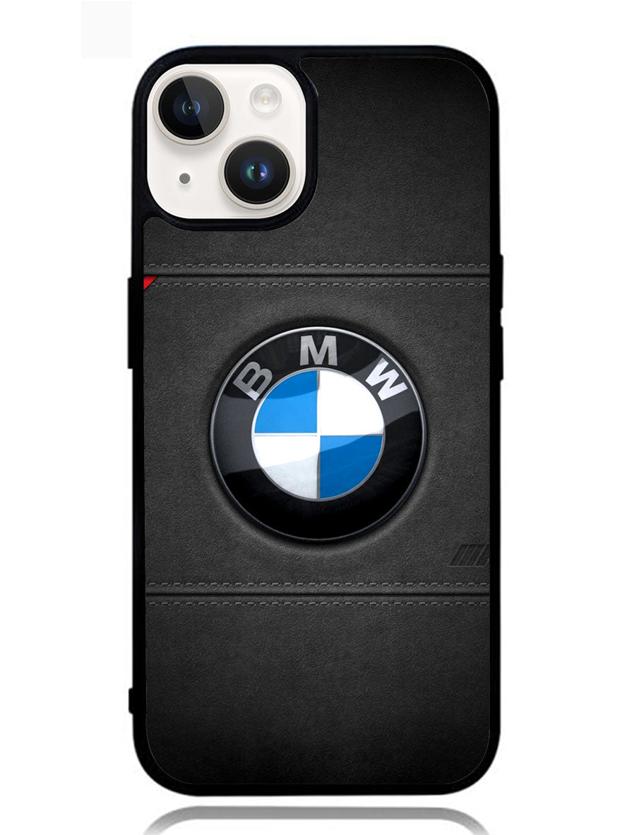 Bmw leather Logo iPhone 14 Case