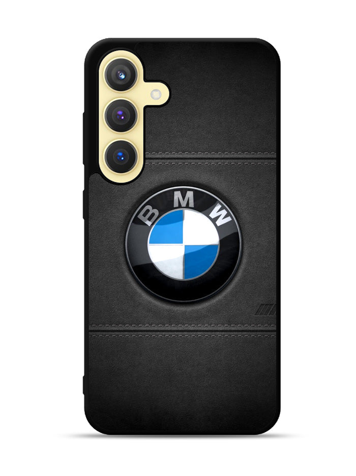 Bmw leather Logo Samsung Galaxy S24 Plus 5G , Samsung Galaxy S24+ 5G Case