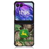 John Deere Logo 3rd Motorola Moto Razr Plus 2024 , Moto Razr+ 2024 Case