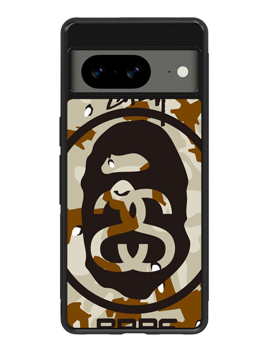 A Bathing Ae x Stussy Google Pixel 8A Case QC0933