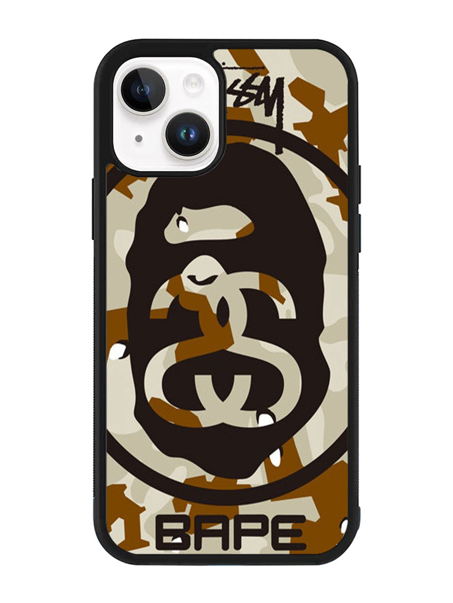 A Bathing Ae x Stussy iPhone 14 Plus Case QC0933