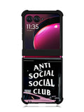 anti social social club Motorola Moto Razr Plus 2023 , Moto Razr+ 2023 Case OV0934