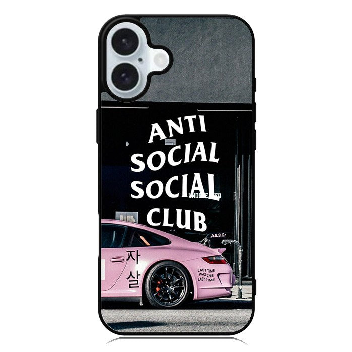 anti social social club iPhone 16 Case QC0934