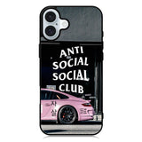anti social social club iPhone 16 Case QC0934