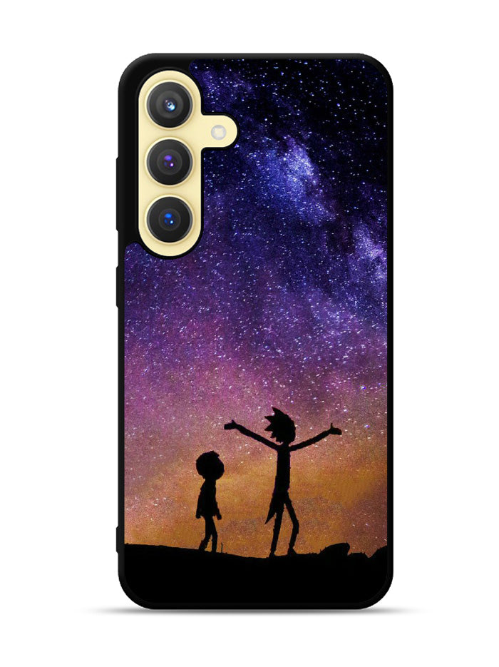 Rick and Morty Space Nebula Samsung Galaxy S25 5G Case OV0966