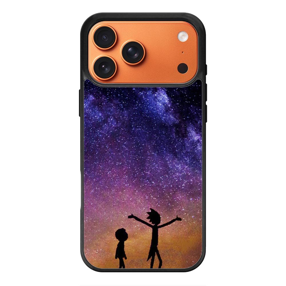 Rick and Morty Space Nebula iPhone 17 Pro Max Case QC0966