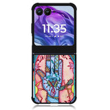 Hand Mandala Singleton Hippie Motorola Moto Razr Plus 2024 , Moto Razr+ 2024 Case OV5058