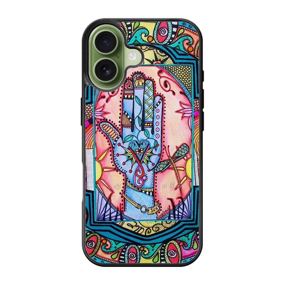 Hand Mandala Singleton Hippie iPhone 17 Case OV5058