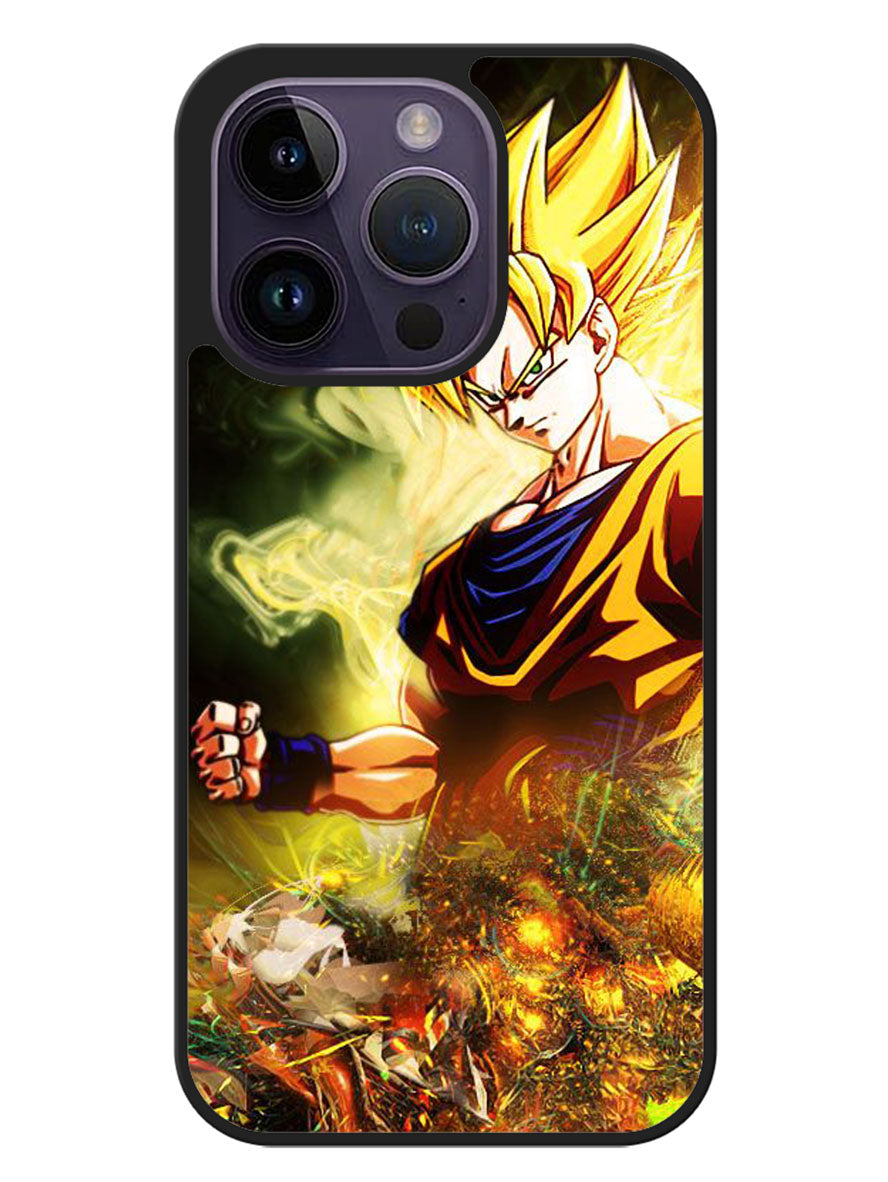Dragon Ball Z Goku Google iPhone 14 Pro Max Case OV0974