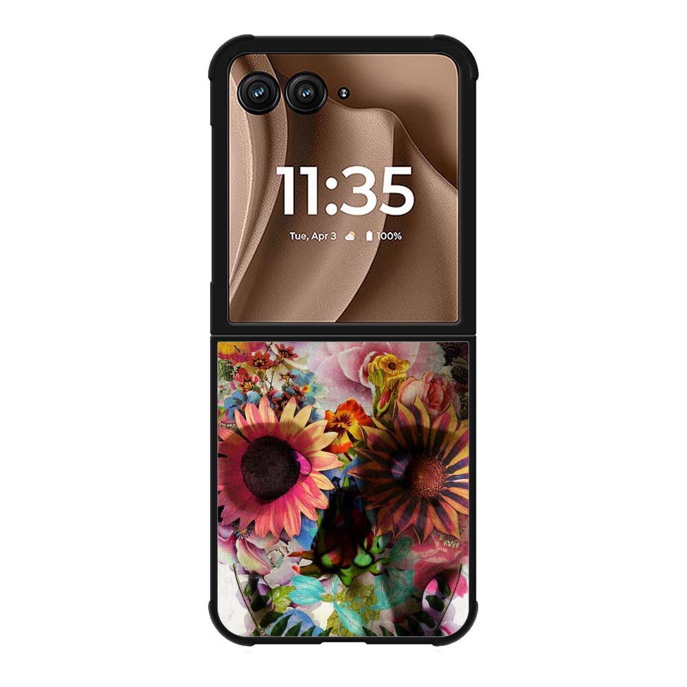 Floral Skeleton Motorola Moto RAZR Plus 2025 Case OV4869