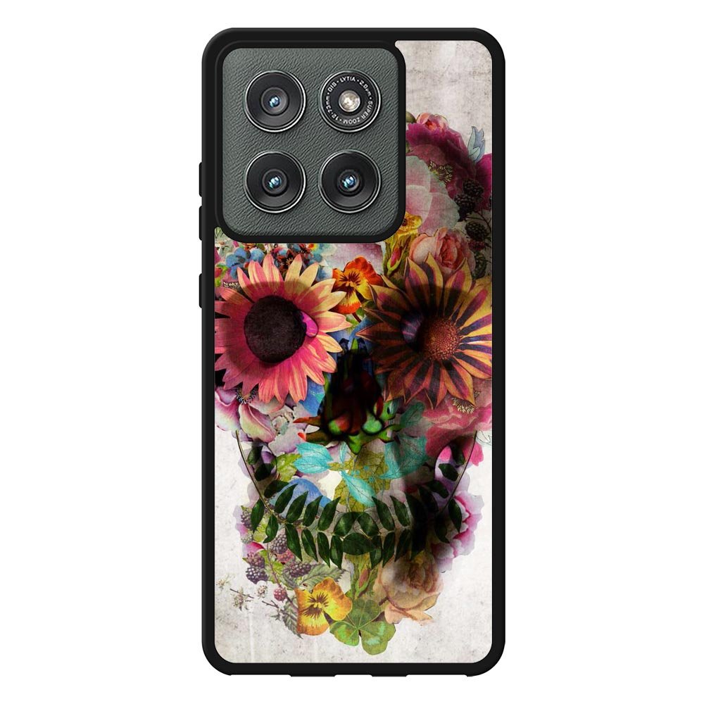 Floral Skeleton Motorola Moto Edge 2025 Case QC4869