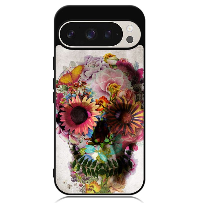 Floral Skeleton Google Pixel 9 Pro XL Case OV4869