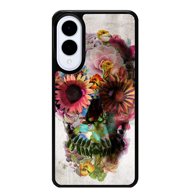 Floral Skeleton Samsung Galaxy S25 Edge 5G Case OV4869