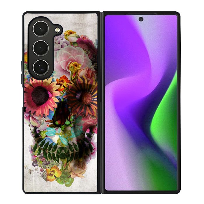 Floral Skeleton Samsung Galaxy Z Fold 6 5G 2024 Case OV4869