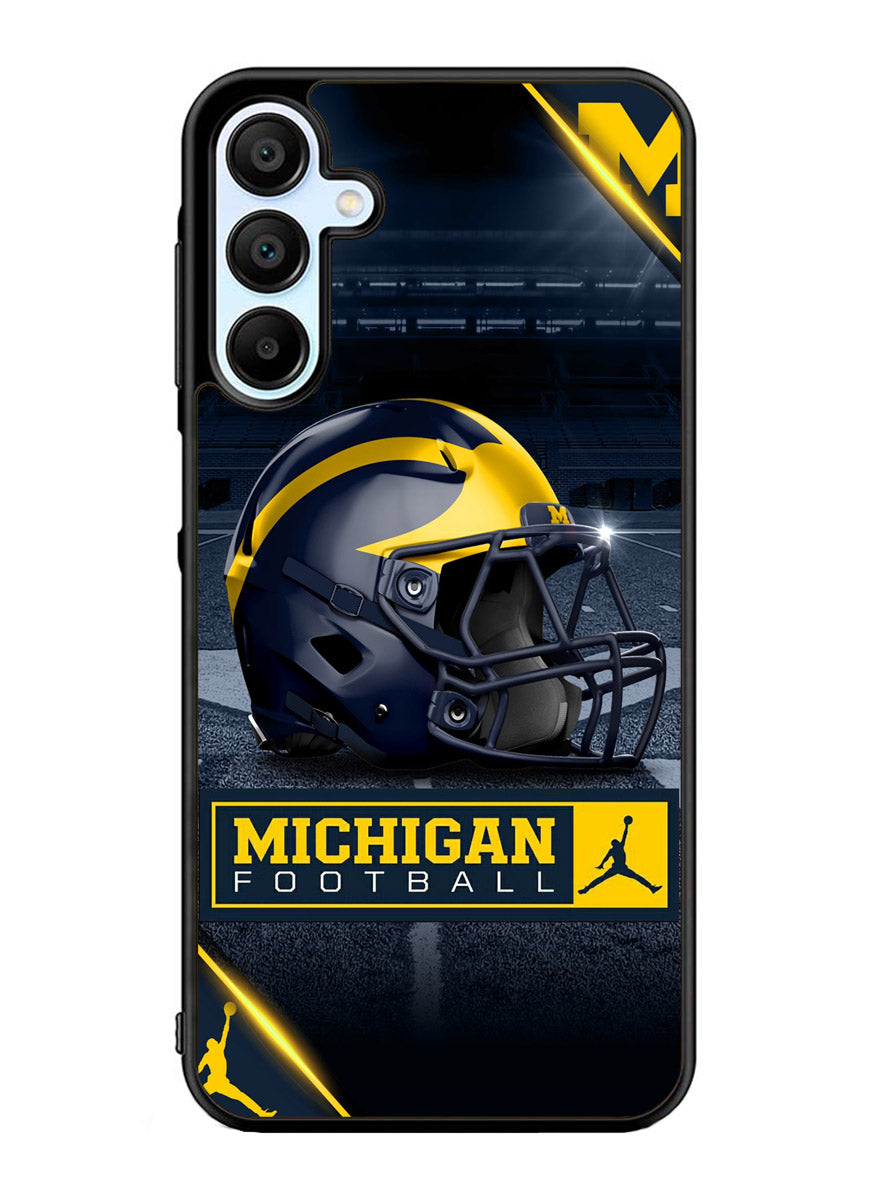 michigan wolverines helmet Samsung Galaxy A25 5G Case