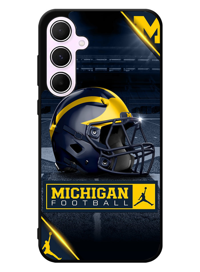 michigan wolverines helmet Samsung Galaxy A35 5G Case