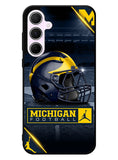 michigan wolverines helmet Samsung Galaxy A35 5G Case