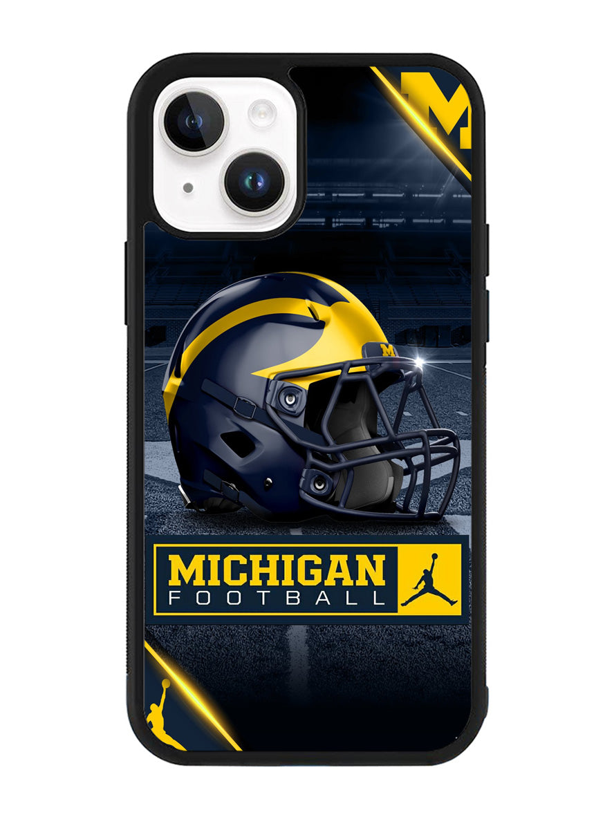 michigan wolverines helmet iPhone 15 Plus Case OV0992