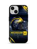 michigan wolverines helmet iPhone 15 Plus Case