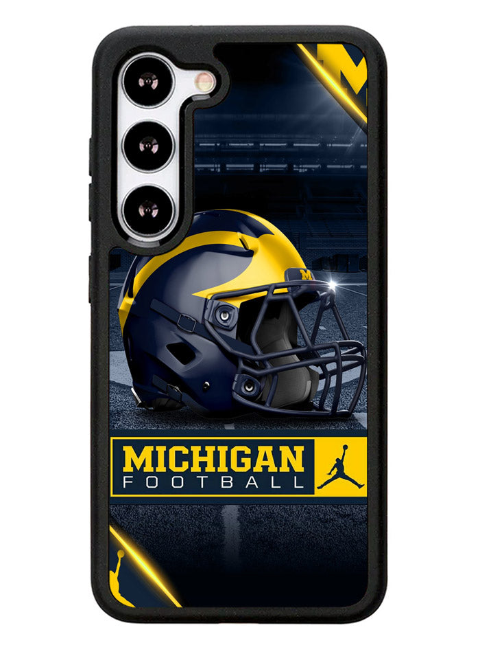 michigan wolverines helmet Samsung Galaxy S23 5G Case