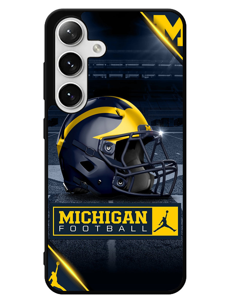 michigan wolverines helmet Samsung Galaxy S24 5G Case