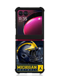michigan wolverines helmet Motorola Moto Razr Plus 2023 , Moto Razr+ 2023 Case
