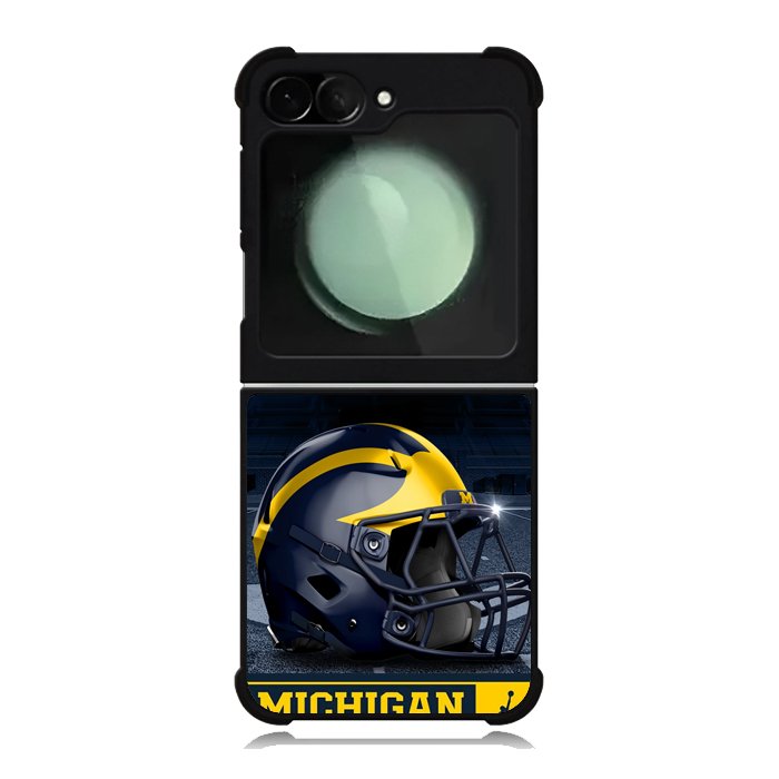 michigan wolverines helmet Samsung Galaxy Z Flip 6 Case