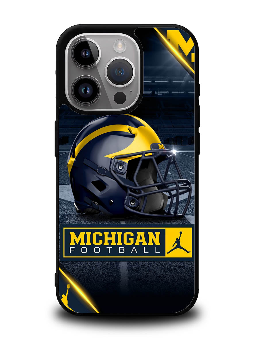 michigan wolverines helmet iPhone 15 Pro Case