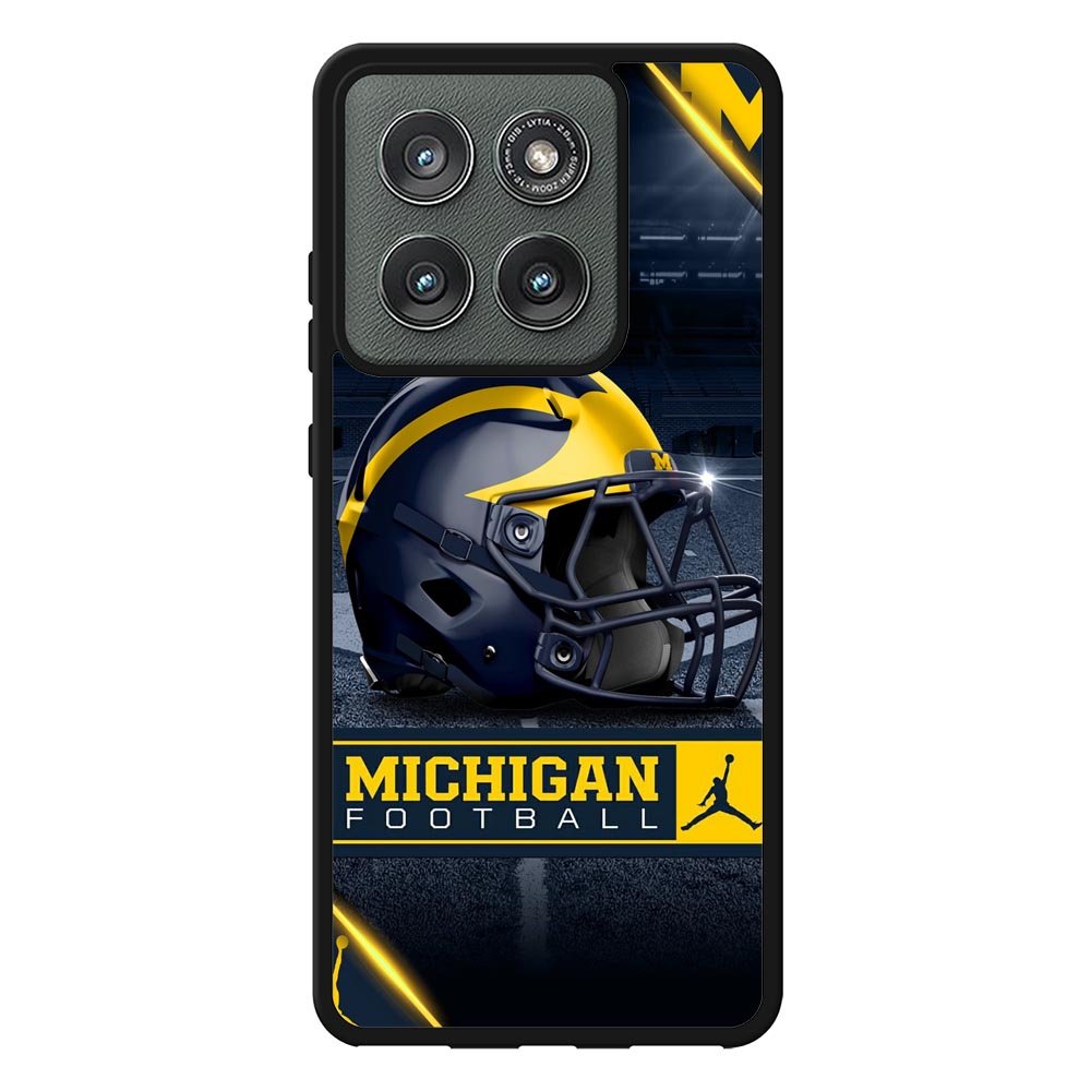 michigan wolverines helmet Motorola Moto Edge 2025 Case