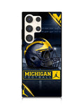 michigan wolverines helmet Samsung Galaxy S24 Ultra 5G Case