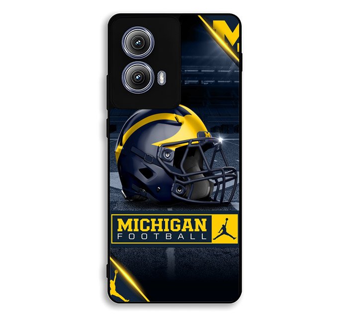 michigan wolverines helmet Motorola Moto Edge 2024 Case OV8275
