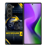 michigan wolverines helmet Samsung Galaxy Z Fold 6 Case