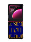 Notre Dame Fighting Irish 2nd Motorola Moto Razr Plus 2023 , Moto Razr+ 2023 Case