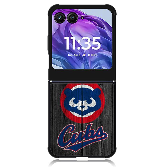 Chicago Cubs Logo 2nd Motorola Moto Razr Plus 2024 , Moto Razr+ 2024 Case