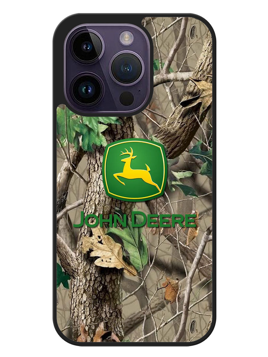 John Deere Camo Logo iPhone 14 Pro Case