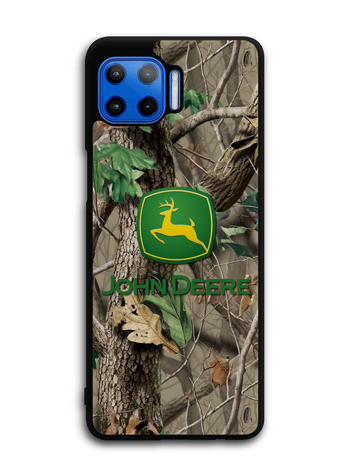 John Deere Camo Logo Motorola Moto One 5G Case , Moto One 5G UW Case , Moto G 5G Plus Case