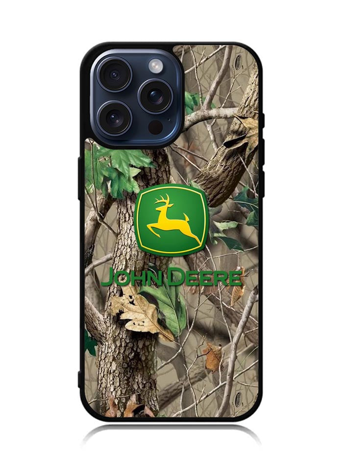 John Deere Camo Logo iPhone 15 Pro Max Case OV5302
