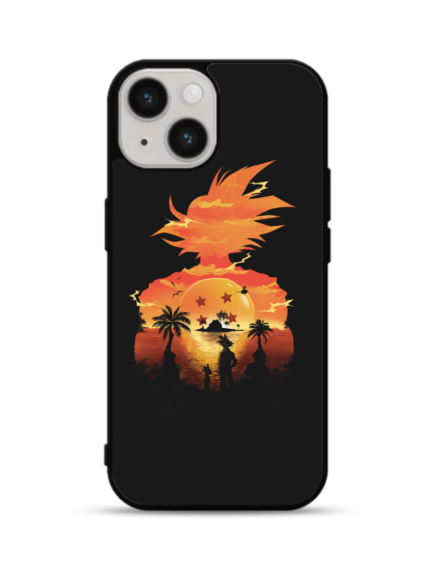 Dragon Ball Sunset iPhone 15 Plus Case