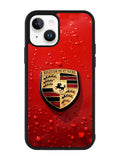 Porsche Logo Red iPhone 14 Plus Case QC1035