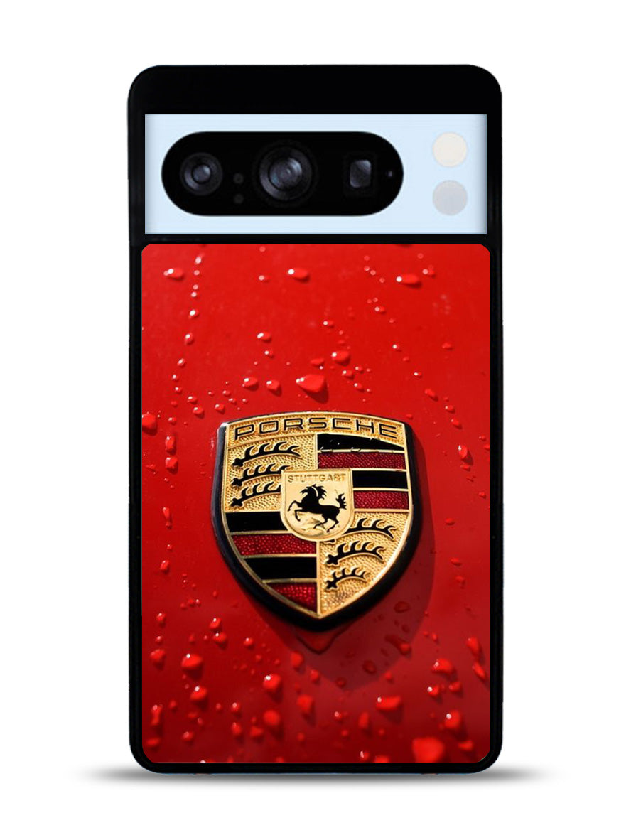 Porsche Logo Red Google Pixel 8 Pro Case QC1035