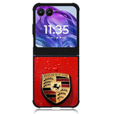 Porsche Logo Red Motorola Moto Razr Plus 2024 , Moto Razr+ 2024 Case OV1035