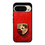 Porsche Logo Red Google Pixel 10 Pro Case QC1035
