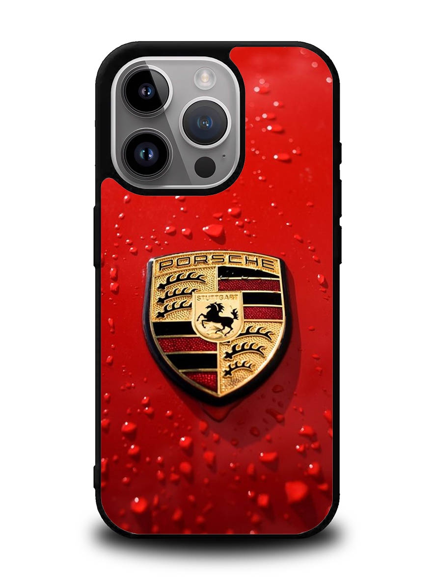 Porsche Logo Red iPhone 16 Pro Case OV1035