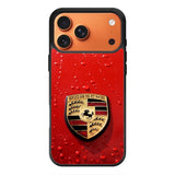 Porsche Logo Red iPhone 17 Pro Case QC1035