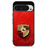 Porsche Logo Red Google Pixel 9 | Pixel 9 Pro Case OV1035