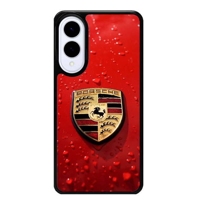 Porsche Logo Red Samsung Galaxy S25 Edge 5G Case OV1035