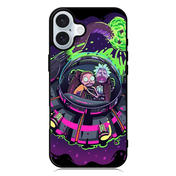 Rick And Morty iPhone 16 Case QC1037
