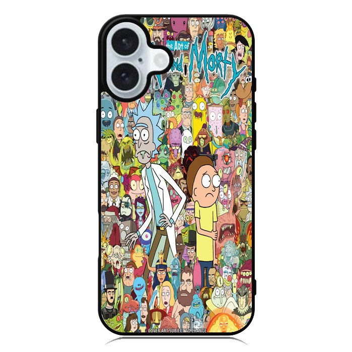 Rick and Morty iPhone 16 Plus Case QC1043