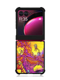 Rick And Morty World Full Colour Motorola Moto Razr Plus 2023 , Moto Razr+ 2023 Case OV1044