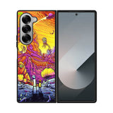 Rick And Morty World Full Colour Samsung Galaxy Z Fold 7 5G Case QC1044